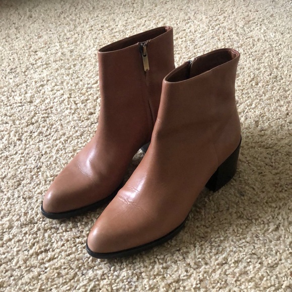 Sam Edelman Joey Booties - Saddle Tan - Sz 6 - Picture 3 of 6